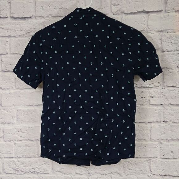 Urban Pipeline Max Wear Boys Blue Woven Button Down Front Casual Shirt Medium - Picture 6 of 7